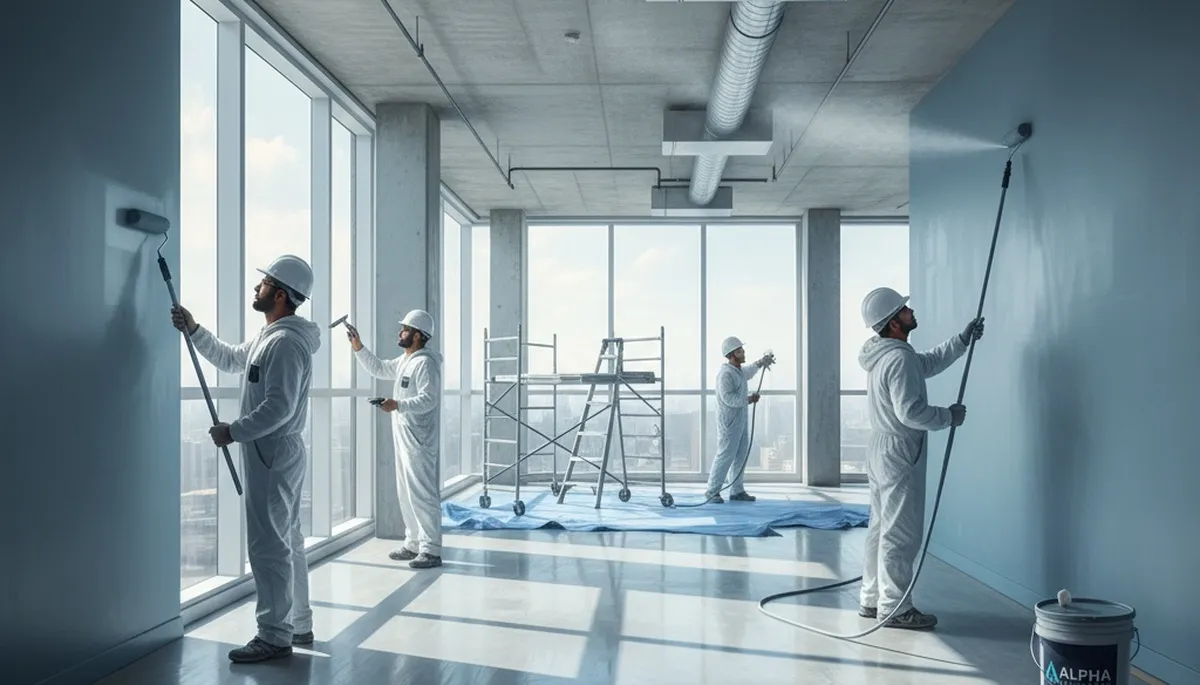 Commercial painting services for Warwick, RI businesses by Warwick Paint Pros